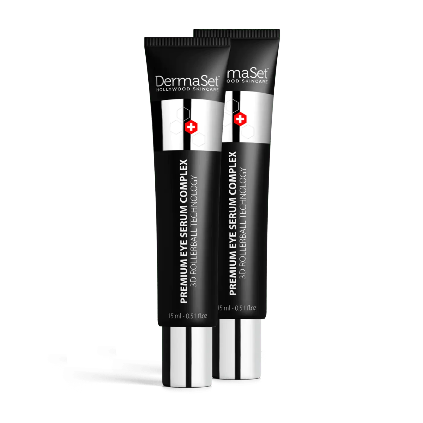 DermaSet 3D Rollerball Eye Serum For Dark Circles & Aging Spots Double Pack